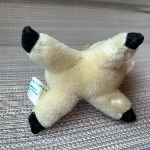 Rare (2) -Vtg. R Dakin Wool Lamb 1983 Mini 3.5" Plush Sheep Collectibles - Picture 3 of 13